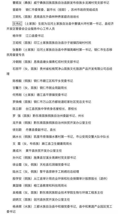 全國脫貧攻堅先進個人名單,全國脫貧攻堅先進個人榮譽稱號有哪些人？
