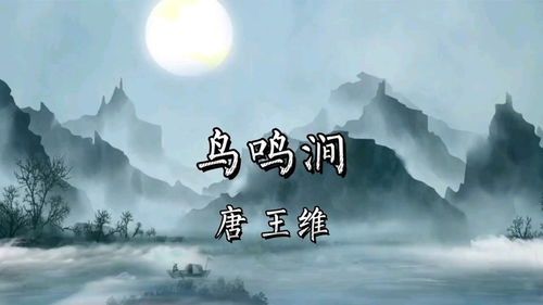 鳥鳴澗 王維,鳥鳴澗古詩原文及翻譯