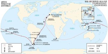 麥哲倫環(huán)球航行路線,麥哲倫環(huán)球航行路線
